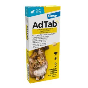 AdTabᵀᴹ | Kauwtablet kat - Cura-Nutritio | Diervoeding & Meststoffen & Bakmixen
