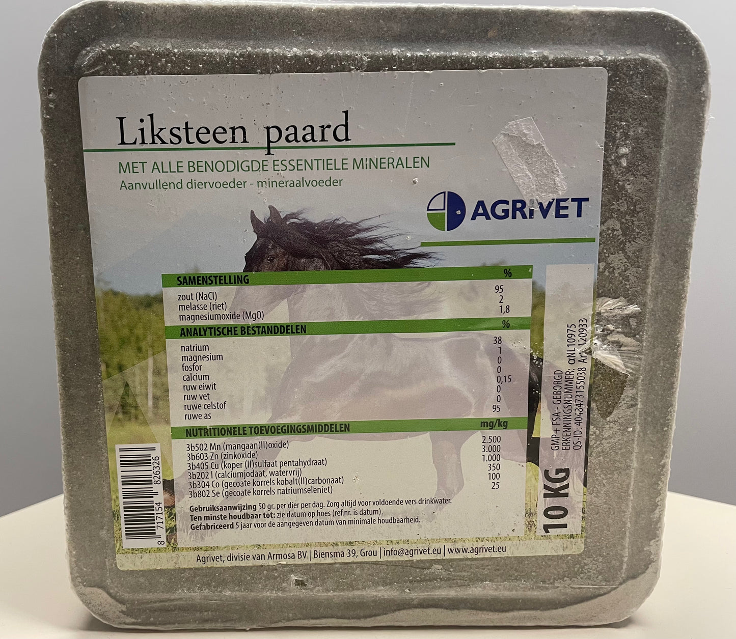 Agrivet | mineralen liksteen - Cura-Nutritio | Diervoeding & Meststoffen & Bakmixen