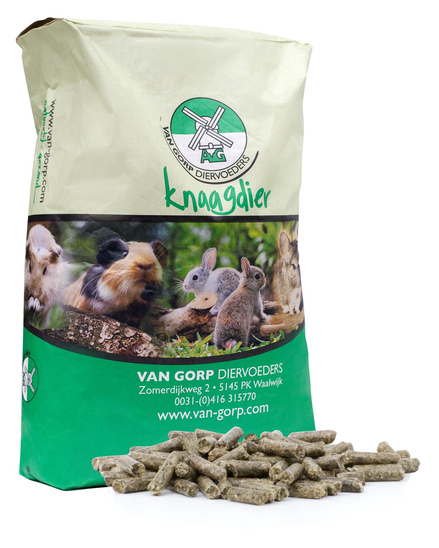 Konijnenkorrel - Cura-Nutritio | Diervoeding & Meststoffen & Bakmixen