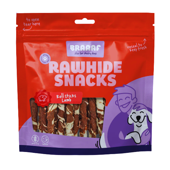 Braaaf | Roll Sticks - Cura-Nutritio | Diervoeding & Meststoffen & Bakmixen