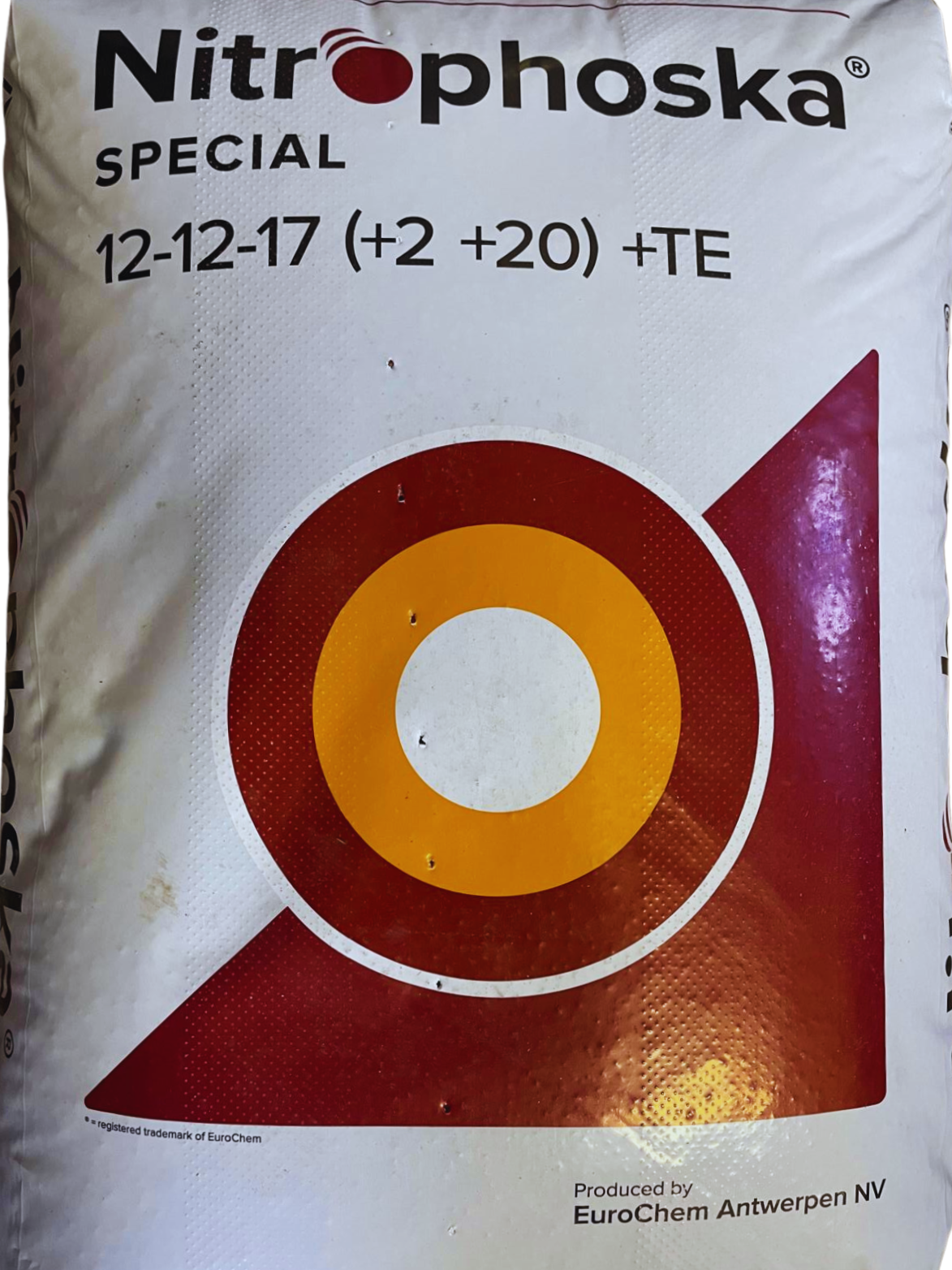 Nitrophoska® | Special NPK 12-12-17 + 2MgO + 20SO₃ + Sporen Elementen (TE) - Cura-Nutritio | Diervoeding & Meststoffen & Bakmixen