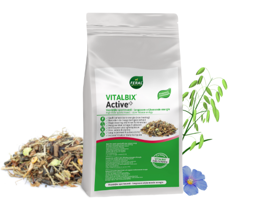 Vitalbix | Active+ Muesli - Cura-Nutritio | Diervoeding & Meststoffen & Bakmixen