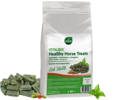 Vitalbix | Healty Horse Treats - Cura-Nutritio | Diervoeding & Meststoffen & Bakmixen