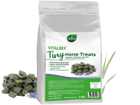 Vitalbix | Tiny Horse Treats - Cura-Nutritio | Diervoeding & Meststoffen & Bakmixen