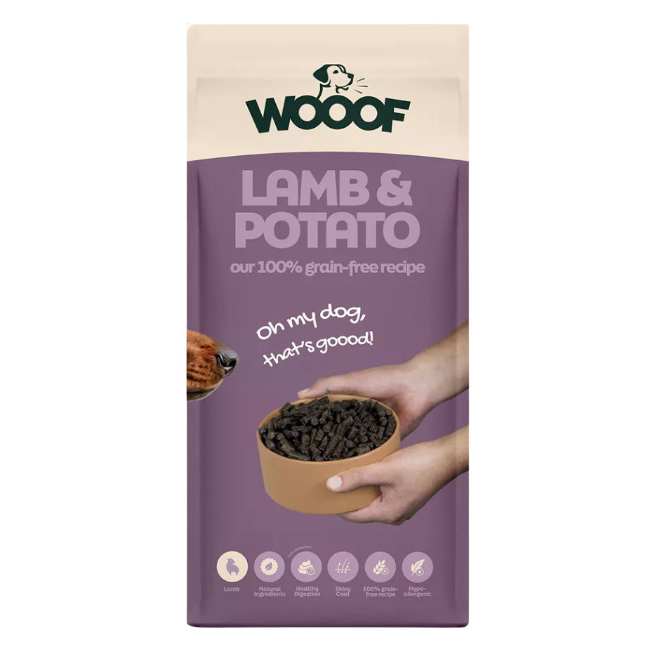 Wooof | Lamb & Potato - Cura-Nutritio | Diervoeding & Meststoffen & Bakmixen
