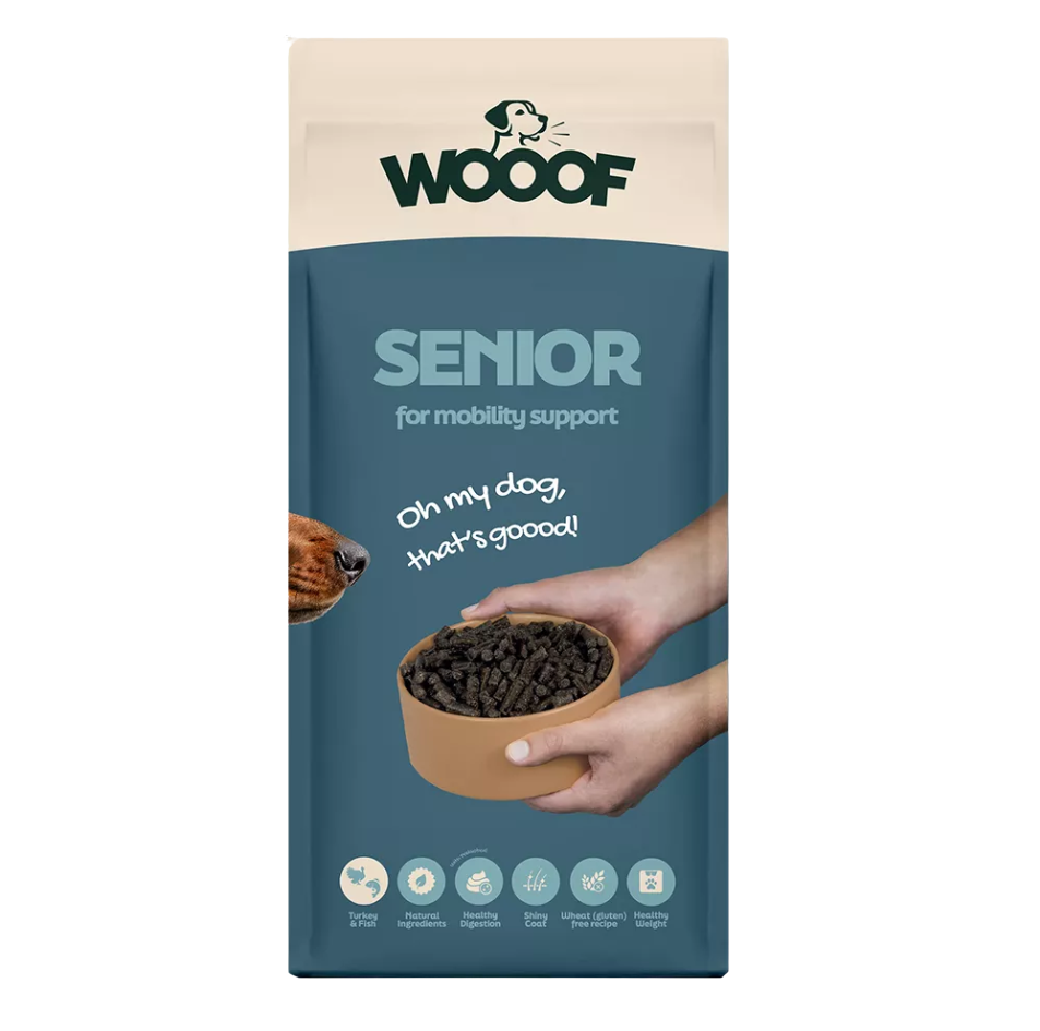 Wooof | Senior - Cura-Nutritio | Diervoeding & Meststoffen & Bakmixen