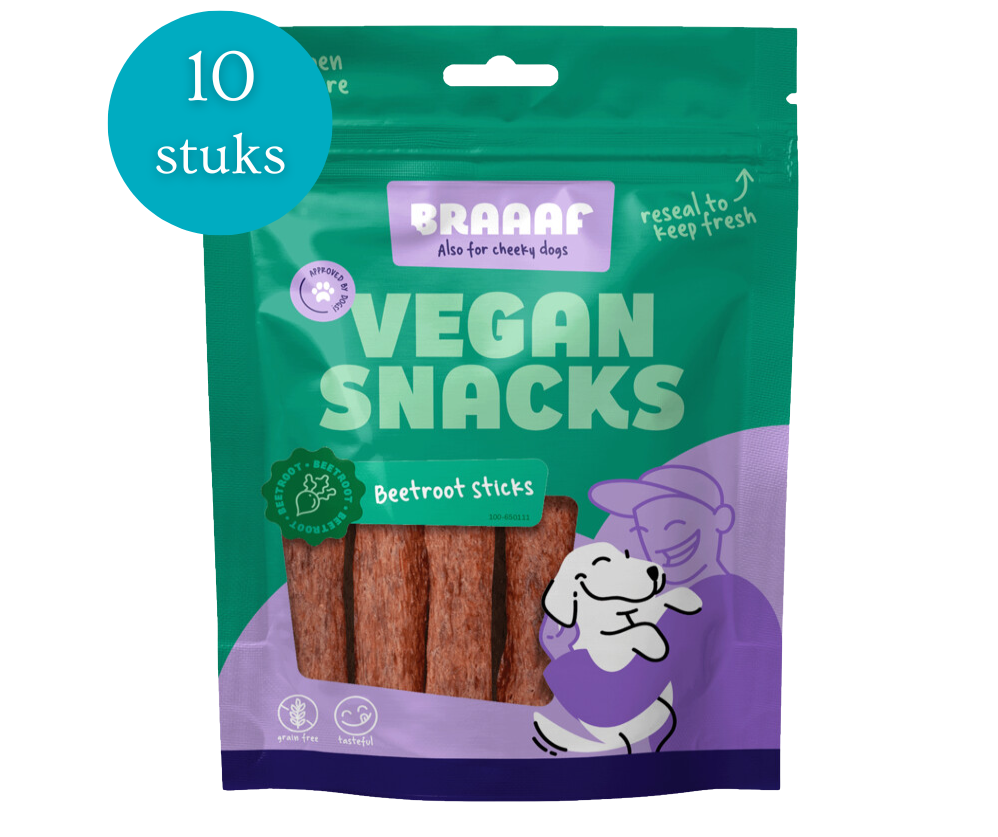 Braaaf | Vegan Bieten Stick - Cura-Nutritio | Diervoeding & Meststoffen & Bakmixen