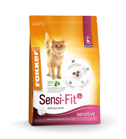 Fokker | Kat | Sensi-Fit - Cura-Nutritio | Diervoeding & Meststoffen & Bakmixen