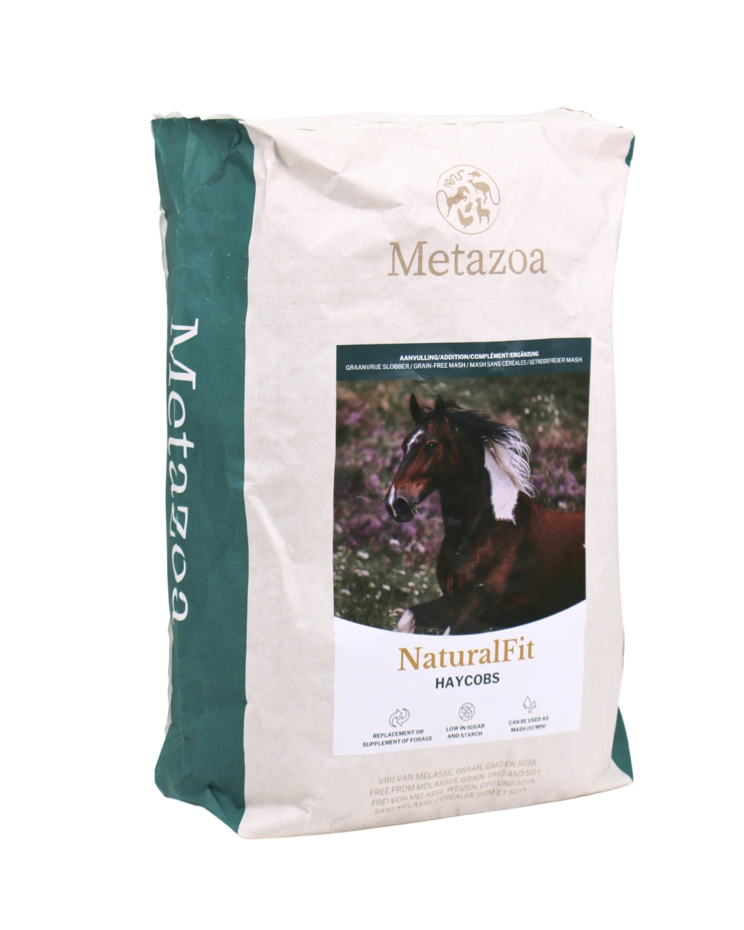 Metazoa | NaturalFit Haycobs - Cura-Nutritio | Diervoeding & Meststoffen & Bakmixen