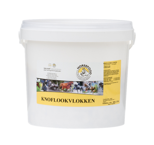 Horsefood | Knoflook vlokken - Cura-Nutritio | Diervoeding & Meststoffen & Bakmixen