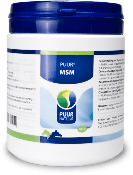 PUUR | MSM - Cura-Nutritio | Diervoeding & Meststoffen & Bakmixen