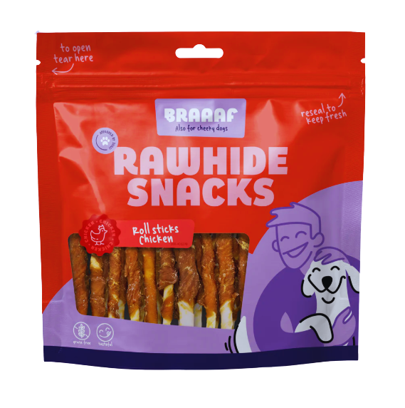 Braaaf | Roll Sticks - Cura-Nutritio | Diervoeding & Meststoffen & Bakmixen