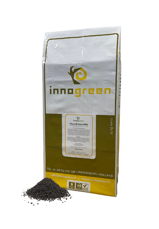 Innogreen | Mosvrij Gazonmix - Cura-Nutritio | Diervoeding & Meststoffen & Bakmixen