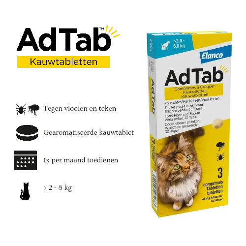 AdTabᵀᴹ | Chewable tablet cat