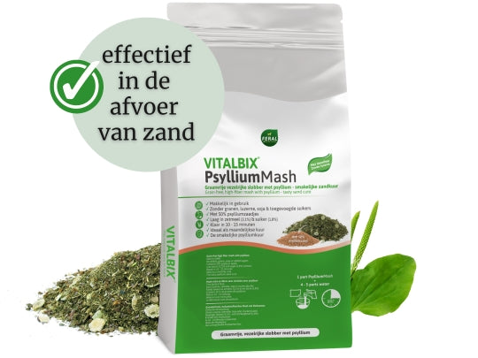 Vitalbix | PsylliumMash - Cura-Nutritio | Diervoeding & Meststoffen & Bakmixen