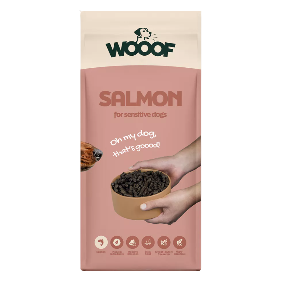 Wooof | Salmon - Cura-Nutritio | Diervoeding & Meststoffen & Bakmixen